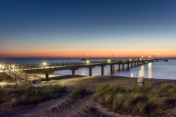 Seebrücke im Ostseebad Wustrow